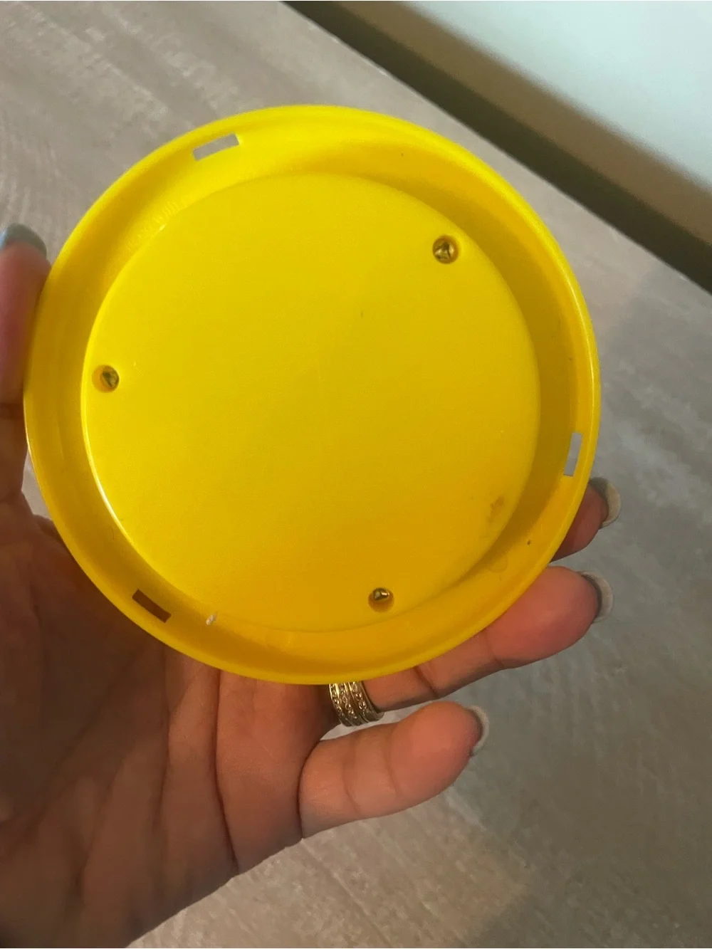 Yellow Connect Four Travel Game Piece play four edition dice popper replacement